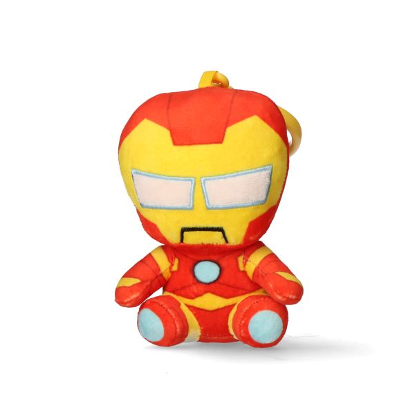 (Mis 0) MARVEL AVENGERS Iron Man – Portachiavi Peluche 12cm c/Bagclip…x12…x24
